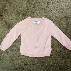 Old navy toddler girls button up sweater size 18-24 months